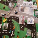 Makieta Węgrowa wykonana przez grupę Leśnych Skrzatów z Przedszkola Nr 3 w Węgrowie