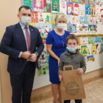 Rozdanie nagród w konkursie "Życzenia dla Świętego Mikołaja", 15.12.2021