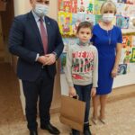 Rozdanie nagród w konkursie "Życzenia dla Świętego Mikołaja", 15.12.2021