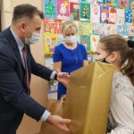 Rozdanie nagród w konkursie "Życzenia dla Świętego Mikołaja", 15.12.2021