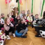 Wizyta w MBP dzieci z Przedszkola Nr 1 w Węgrowie, 25.04.2022 r.