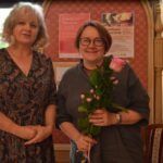 Małgorzata Rospara, dyrektor MBP w Węgrowie, i Justyna Bednarek, 25.05.2023 r.
