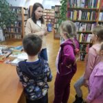 Wizyta przedszkolaków w MBP w Węgrowie, 21.02.2024 r.