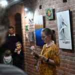 Otwarcie wystawy malarskiej Inez kresy, MBP w Węgrowie, 5.04.2025 r.